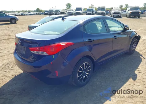 2012 Hyundai Elantra Limited from USA, damaged, VIN 5NPDH4AE8CH094146